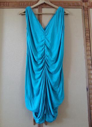 Оригинальное платье с драпировками 6