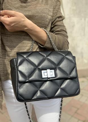 Кожаная женская сумка в стиле известного бренда. италия производитель2 фото