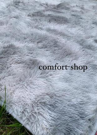 Гумовий килимок травичка з довгим ворсом 150х200