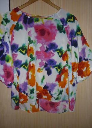Яскрава нарядна блузка великого розміру 52 f&f