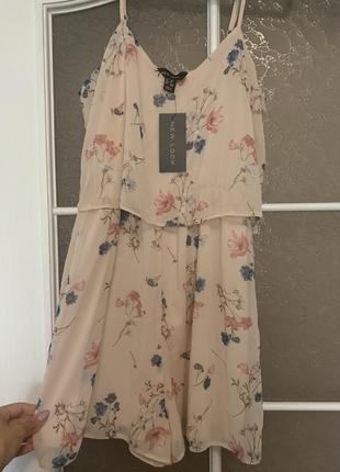 Ніжний комбінезончик в квіточки