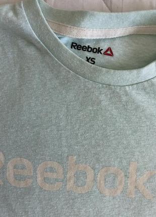 Женская футболка reebok мятного цвета2 фото