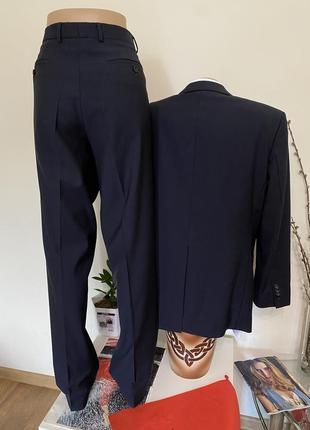 Костюм классический navyboot toccami 48размер l брюки пиджак