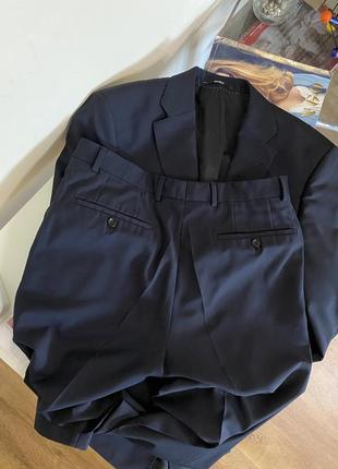 Костюм классический navyboot toccami 48размер l брюки пиджак