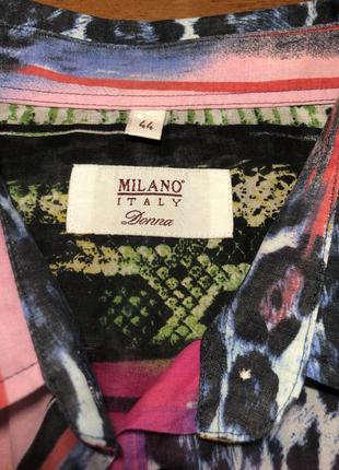 Блуза рубашка италия milano donna4 фото