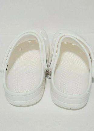 Крокс бая белые crocs baya clog white4 фото