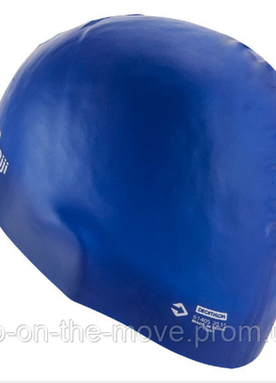 Силиконовая  шапочка для плавания nabaiji синяя