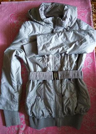 Демі Куртка,светлосерая.розмір 40-46