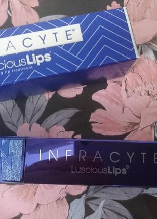 Блеск для увеличения губ с шиммером infracyte luscious lips сша 7мл оттенок 328 pinkalicious9 фото