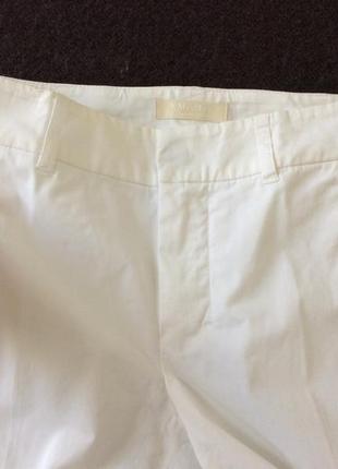 Max mara укороченные белые брюки6 фото