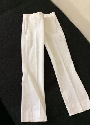 Max mara укороченные белые брюки4 фото