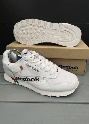 Кросівки чоловічі reebok concept sample 001 білі / кросівки чоловічі рібок білі кроси