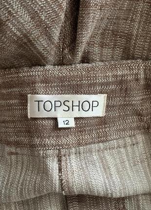 Topshop хлопковые шорты бермуды.4 фото