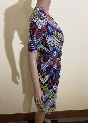 Сукня в різнобарвний геометричний принт3 фото