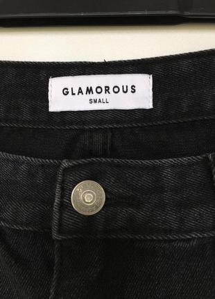 Рваная джинсовая юбка трапеция glamorous6 фото