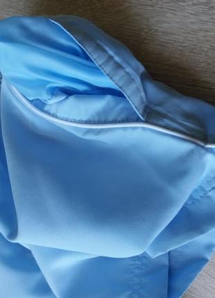 Спортивные повседневные голубые короткие шорты diadora6 фото