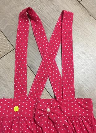 Юбка с бретельками 4 года,5 лет2 фото
