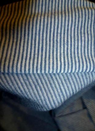 Трикотажная летняя кофточка блузка блуза в полоску полосатая без застежки6 фото