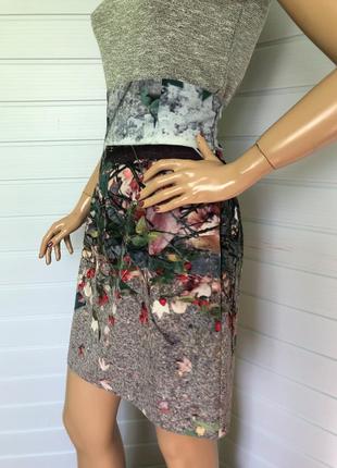 Стильная юбка с высокой талией4 фото