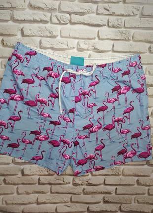 Пляжные шорты фламинго плавки для отдыха