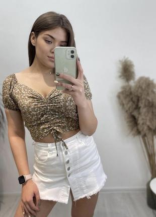 Квітковий топ