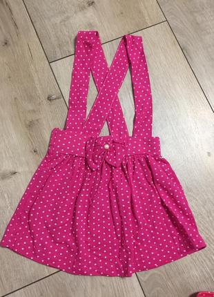 Юбка с бретельками 4 года,5 лет6 фото