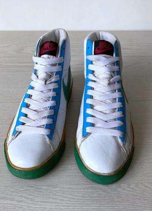 Кроссовки высокие nike кожа 6
