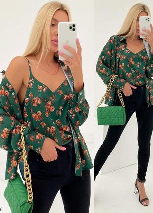 Набір майка+сорочка,тренд 2021!