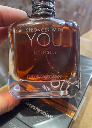 Emporio armani stronger whith you  original pac 100 ml