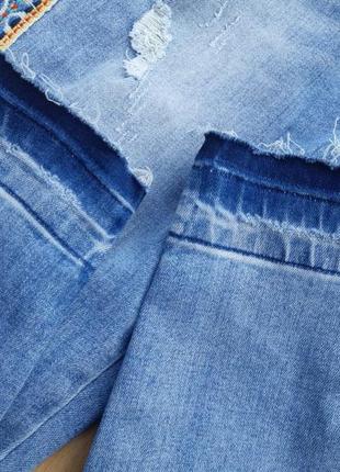 Джинсы с узором джинсы бохо6 фото