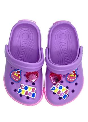 Сабо кроксы детские calypso р. 22-31 разные цвета и размеры