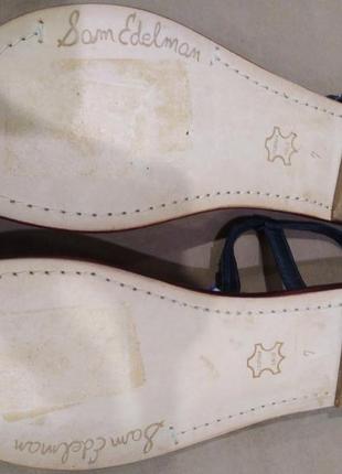 Кожаные босоножки сандалии sam edelman. usa размер 7.3 фото
