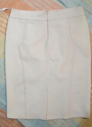 Идеальная юбка набедренная коттон из гипюровой отделкой миди3 фото