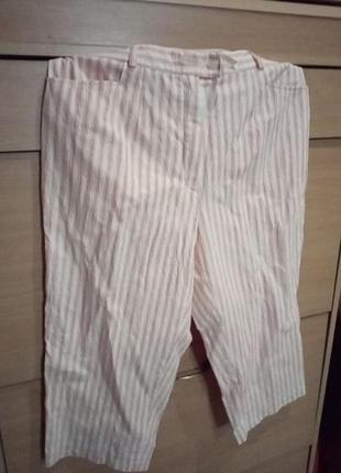 Укороченные брючки из хлопка
