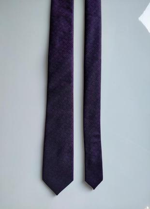 Фиолетовый узкий галстук next2 фото