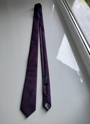 Фиолетовый узкий галстук next