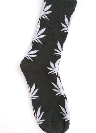 Класные чорні жіночі шкарпетки, високі шкарпетки, довгі шкарпетки з малюнками, гумка🍀