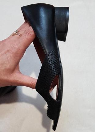 Летние туфельки. из кожи натуральной италия6 фото