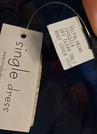 Платье шёлк single dress 4