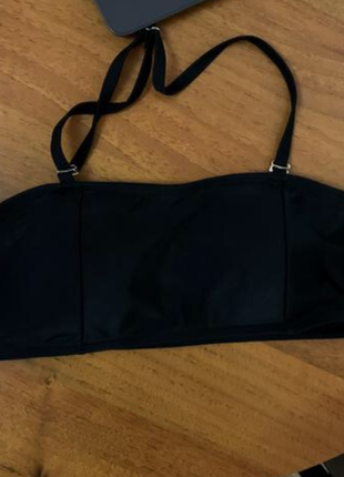 Раздельный купальник бандо с чашками