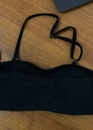 Раздельный купальник бандо с чашками