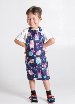 Фартух дитячий з плащової тканини,. фартух дитячий для творчості