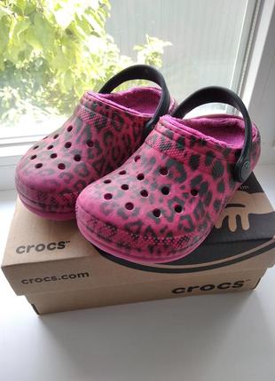 Crocs 22-24 6-7 клоги для девочки