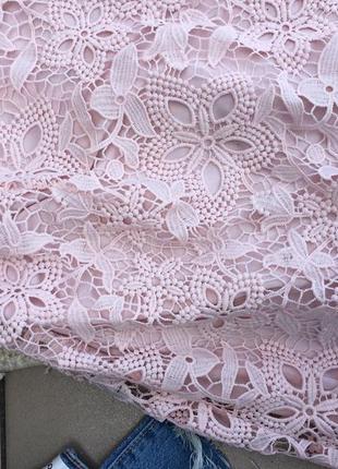 Платье ажурное кружевное плаття сукня мереживна сарафан туника миди3 фото