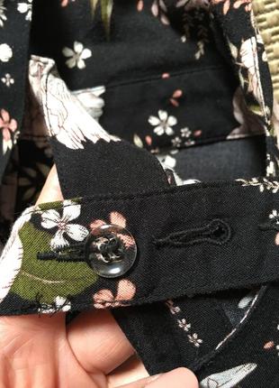 Ромпер комбинезон с шортами в цветочный принт9 фото