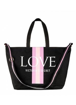 Сумка виктория сикрет love weekender tote оригинал1 фото