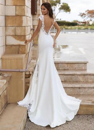 Продам шикарну весільну сукню італійського бренду daniela di marino (esperanza collection 2021)3 фото
