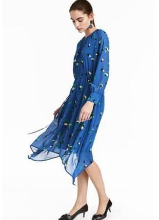 Роскошное ассиметричное платье от резинке h&m. новое, с этикетками.
