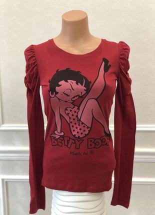 Лонгслив, футболка з довгими рукавами betty boop