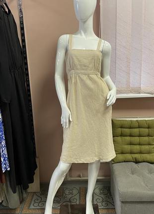 Сукня з льону1 фото